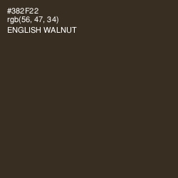 #382F22 - English Walnut Color Image
